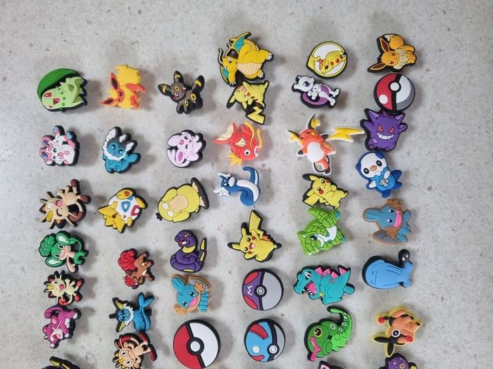 Pokemon Shoe Charms