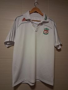 Liverpool FC. Official Adidas Mens Polo Shirt. Authentic Carlsberg Era Item. Collect In Dublin Or Receive Via Post.
