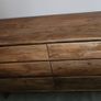 Solid Rustic Oak 6 Drawer Chest Image 3
