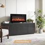 NEW SALE | Wilton 3 in 1 Electric Fireplace, Freestanding, Wall Mounted, Recessed, 9 Colour Flame Effect, Media Wall Compatible Image 3