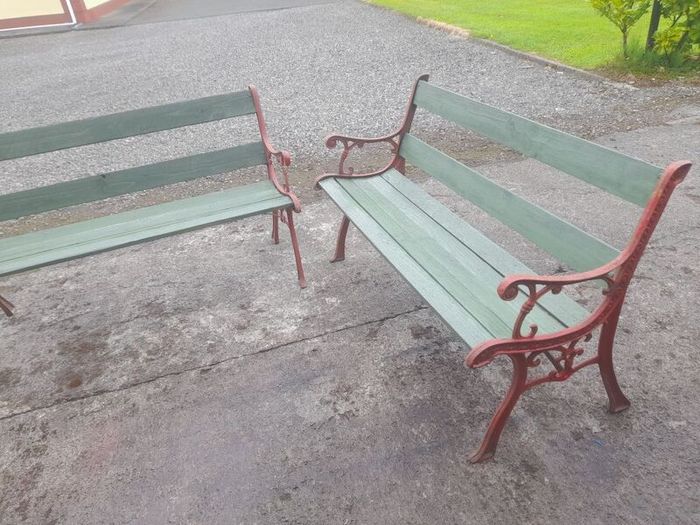 Cast iron Garden benches