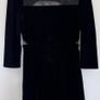 Maje Remano Lace Inset Velvet Dress Image 3