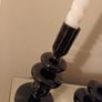 Contempory candlesticks & candles one remaining Image 5