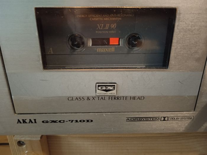 Akai GXC-710D stereo tape deck hifi audio cassete golden era