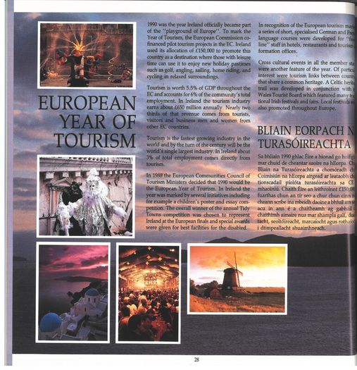 1988/89 Ireland The Irish Stamp Limited Edition Hardback Year Book. Contains all commemorative stamps from June 1988 to June 1989. Included 44 images of conents