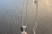 Solid silver pendant and chain