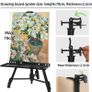 Easel Stand Art Easel for Adults Artists Easel for Painting & Displaying, 50 to 152cm Adjustable Easel, Aluminum Tripod with Portable Bag/Folding Keg/Apron (FREE POSTAGE) Image 3