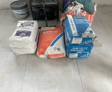 tile adhesive and skim coat