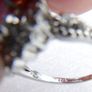 Vintage 925 Sterling Silver Flower Cz Cluster Ring size U - 5,4g Image 7