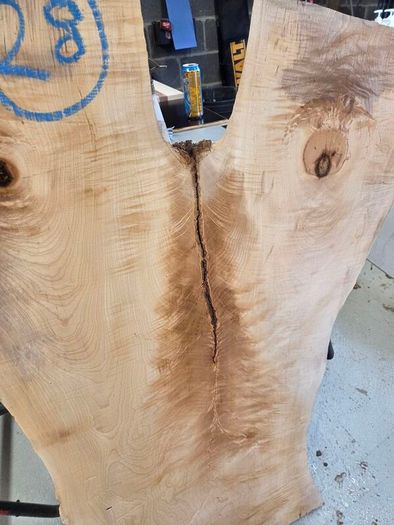 Live Edge Sycamore slab
