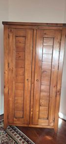 New  Solid Oak Double Wardrobe