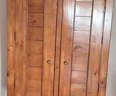 New  Solid Oak Double Wardrobe