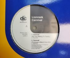 SOLD - Lionrock - CARNIVAL - Deconstruction DJ Promo Copy - Are you willing to testify?