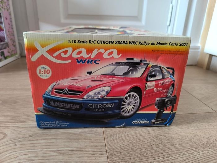 Vintage Citroen Xsara WRC 2004 Monte Carlo Rally 1 10 Scale RC Radio Control Car Boxed