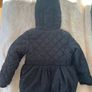 Sprout Black baby girls winter coat with hood Age 6-12 mths EUC Image 3