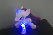 Large Light up Rarity Cutie Mark Magic Glamour Glow - 7 inch MLP G4 My Little Pony 2014