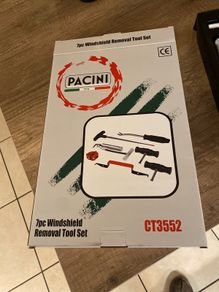Windshield removal tool set.