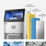 Commercial Ice Maker Machine 40 kg/24 H Image 4