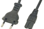 EU 2 Pin Power Cord (New)