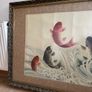 Very Large Vintage "The Carp Jumps Over the Dragon Gate" Painting on Silk Image 3