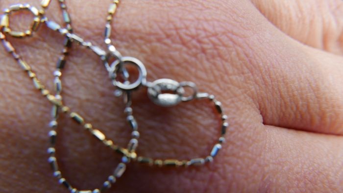 Vintage Italy Gold on Sterling Silver 925 Chain