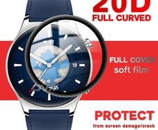 Screen Protector Cover for Huawei Honor Watch 2 46mm Smartwatch Protective Film for Honor Watch 2 46mm Not Glass