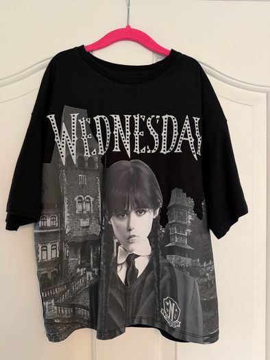 Wednesday Addams T-Shirt Age 9-10 Like New