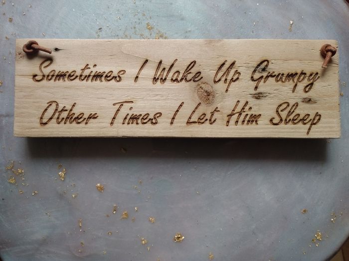 Womans Shed Rustic Garden Board for Mum