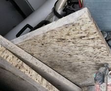Kitchen units and stone counter tops