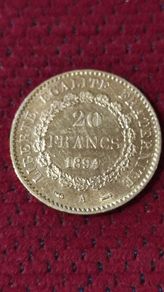 2 Gold coins 20 francs 1894,1876