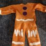 Halloween Gingerbread Outfit Costume(4-5yrs) Image 2