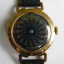 Vintage Ernest Borel Kaleidoscope Gold Plated Skeleton Hypnotize Dial Swiss Manual Wind Ladies Watch (works well) Image 3