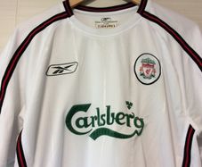 Liverpool Jersey. Season 2003/2004. Official Reebok Away Jersey From 2003. Authentic Original From The Time. Not A Modern Day Remake.