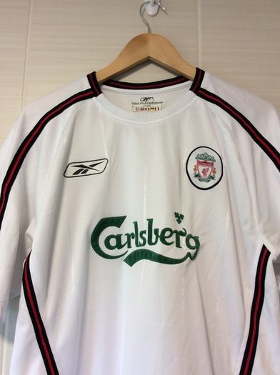 Liverpool Jersey. Season 2003/2004. Official Reebok Away Jersey From 2003. Authentic Original From The Time. Not A Modern Day Remake.