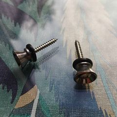 Pair of guitar/bass strap buttons with 3.5mm screws