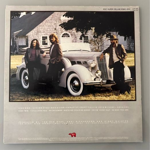 The Bee Gees - Living Eyes. 1981 UK first press with gatefold cover and inner sleeve. Absolutely and utterly mint. Peak brothers Gibb!