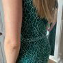 Gorgeous green maxi debs dress, size 8 Image 8