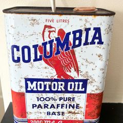 Vintage Columbia 1950's / 60's 5L Oil Tin