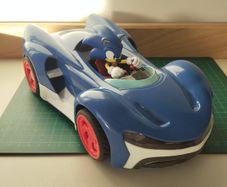 Sonic the Hedgehog  Racing Car Toy