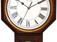 main image for ad Clocks Acctim Pendelum Dark Pine Wall Mounted Clocks Brass Bezel Second Timer Movement WOODSTOCK All New Stock Boxed Fully Guaranteed