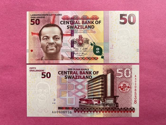 Swaziland 50 EMALANGENI  2010. Pick 38a Hybrid ( Uncirculated )