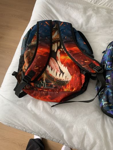 T rex school bag
