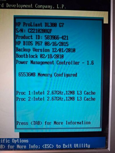 HP Proliant Dl380 G7