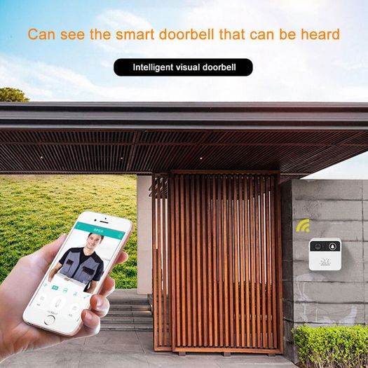 Smart WiFi Doorbell Wireless HD Video Home Office Business Camera Intercom Record Home Security Bell