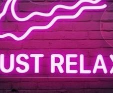 SALE Just Relax Neon Sign,Neon Light Sign Powered by USB with Switch