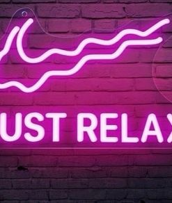 SALE Just Relax Neon Sign,Neon Light Sign Powered by USB with Switch