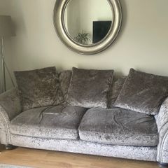 Sofa and swivel Chair