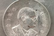 2x Padraig Pearse silver 10 shilling coins