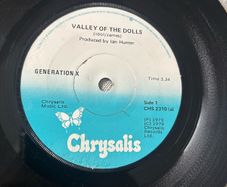 Generation X vinyl single.  Irish pressing