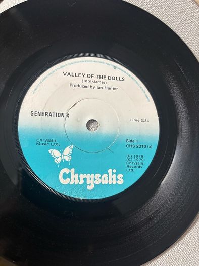 Generation X vinyl single.  Irish pressing